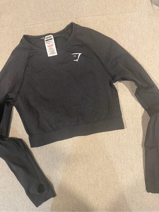 Gymshark Tops - Gymshark Black Seamless Performance Long Sleeve